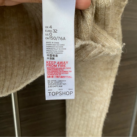 Topshop V neck Sweater - Picture 2 of 4